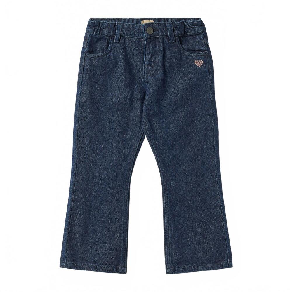 NEW WHEAT girl's liane jeans in blue